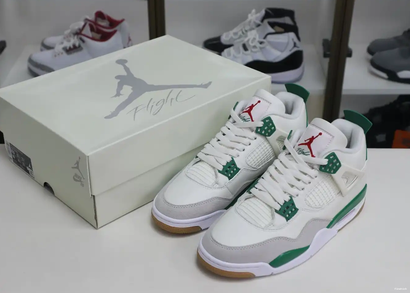 X AIR RETRO SB JORDAN GREEN' NIKE 4 'PINE 0516